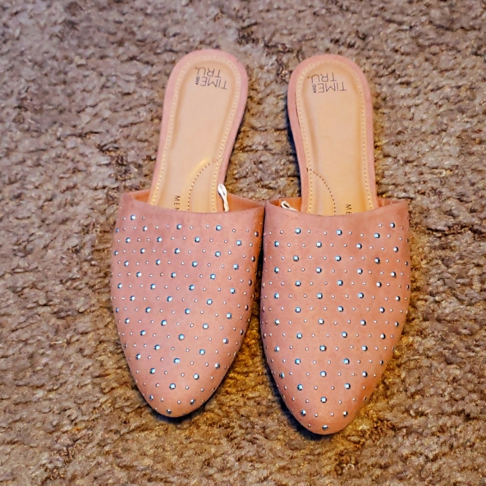 Time and Tru Pink Flats